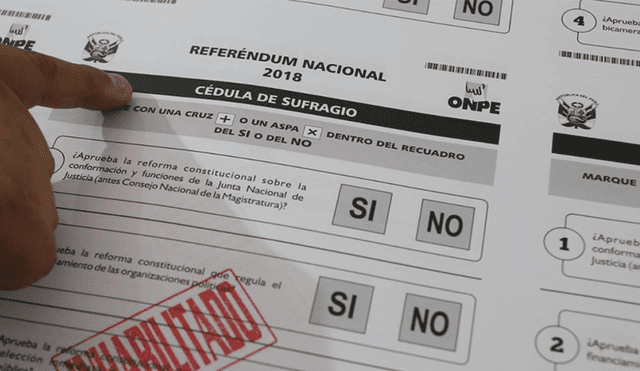 Referéndum 2018: El distrito donde todos los votantes marcaron Sí, Sí, Sí y No