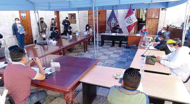 DEBATE. Solo se realizó una mesa de trabajo por Majes II.