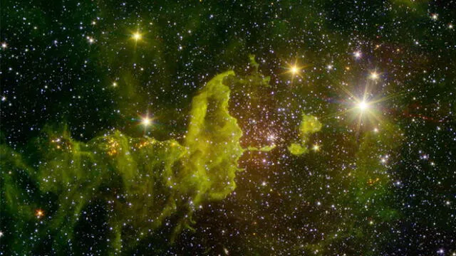 Una nebulosa, extensa área de polvo y gas formada a partir de una supernova. Fuente: NASA.