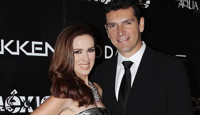 Jacky Bracamontes y su esposo