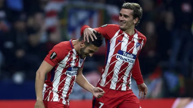 Atlético de Madrid venció 2 a 0 Sporting Lisboa por cuartos de final de Europa League