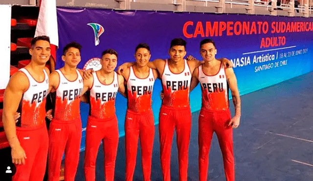 Juegos Panamericanos 2019: selección gimnasia peruana masculina posa como las Fuerzas especiales Ginyu de Dragon Ball Z.