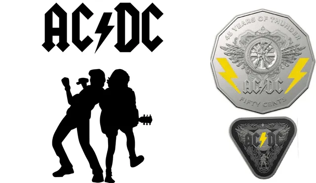 Australia, el país que lanzó monedas para homenajear a AC/DC
