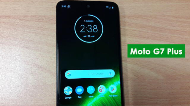Analizamos el Motorola Moto G7 Plus.