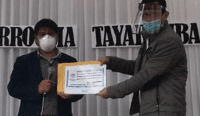 Consejero regional dona su dieta completa para compra de planta de oxígeno