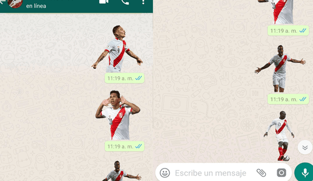 Vía WhatsApp: conoce cómo obtener los stickers de la selección peruana que causa furor en los hinchas [FOTOS]