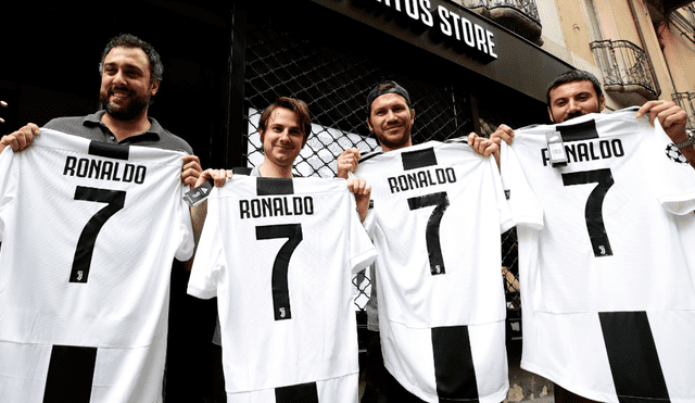 Ronaldomanía: se agotaron las camisetas con el '7' en la Juventus