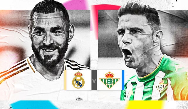 Sigue aquí EN VIVO ONLINE el partido de Real Madrid vs. Betis por LaLiga. | Foto: Composición de Fabrizio Oviedo / La República