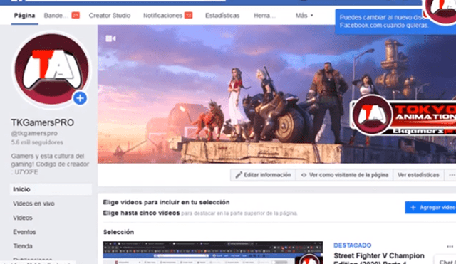 Si la eliges volverás a la versión clásica de Facebook. Foto: Captura.