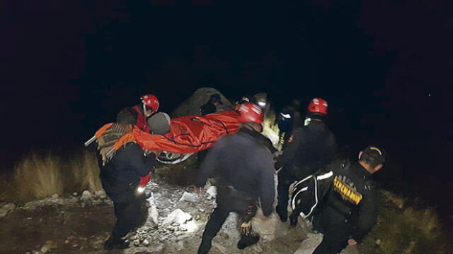 Turista inglés cayó a un barranco en la Laguna de Churup de Huaraz