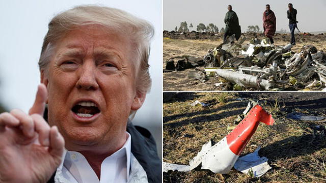 Trump anunció suspensión de vuelos de los Boeing 737 en Estados Unidos tras fatales accidentes