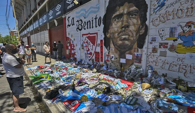 Diego Maradona falleció el pasado 25 de noviembre en Argentina. Foto: AFP