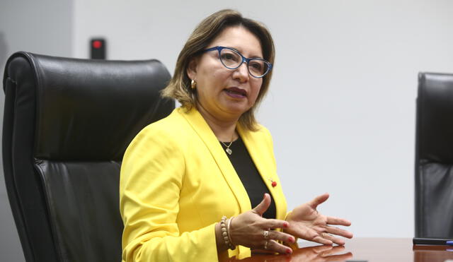 Ministra de la Producción Rocío Barrios. Foto: La República.