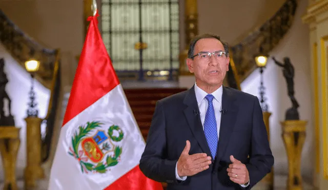 Presidente Vizcarra dio mensaje a la Nación junto a ministros y Gobernadores regionales