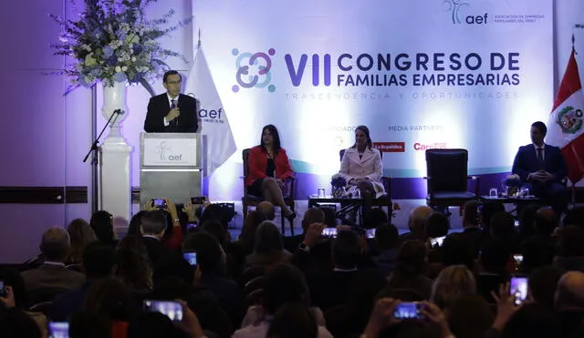 Importancia. Presidente Martín Vizcarra destacó que las empresas familiares son la principal fuente de generación de trabajo.