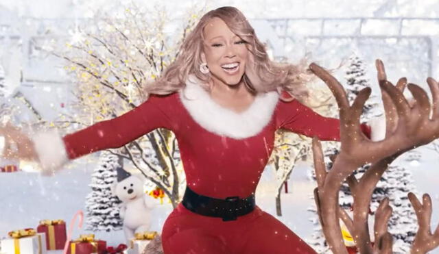 Mariah Carey se ha convertido en la reina de la Navidad desde la publicación de su canción "All I want for Christmas is you". Foto: Mariah Carey/Tik Tok