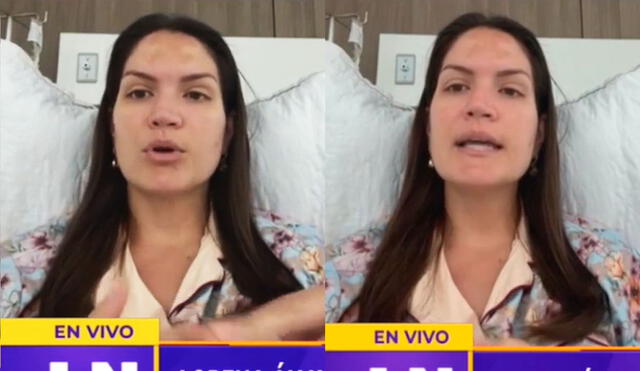 Lorena Álvarez fue dignosticada con endometriosis. Foto: capturas Latina