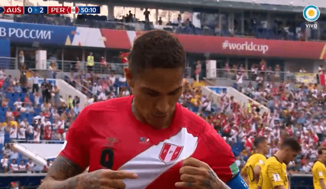 Perú vs Australia: la emocionante celebración de Guerrero y Gareca tras gol del 2-0 [VIDEO]