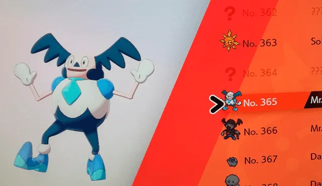 Mr. Mime forma Galar en Pokémon Espada y Escudo