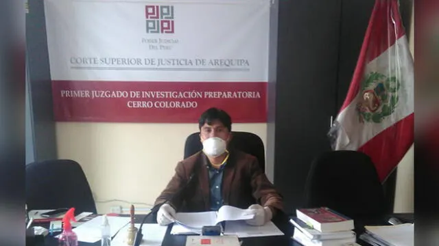 Juez Edy Leva realizó audiencia por Whatsapp en Arequipa.
