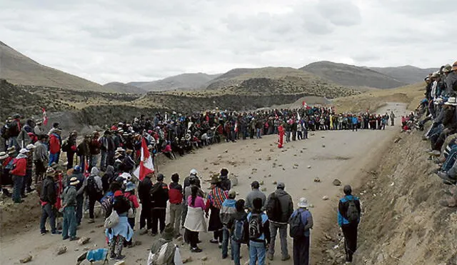 Cusco: Pobladores de Coporaque acatan paro de 72 horas contra minera Hudbay 