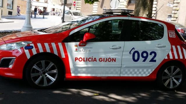 La Policía local de Gijón, en España, descubrieron el hecho la mañana de este lunes. (Foto: El Nacional)
