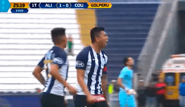 Alianza Lima vs C. Unidos: así fue el gol de penal de Cruzado para el 1-0 | VIDEO