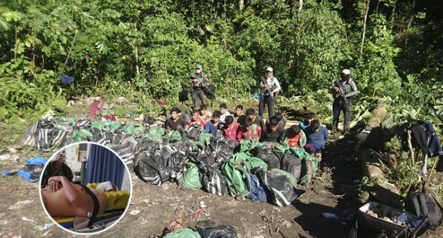 A pesar de que un agente resultó herido de bala, se logró detener a 15  narcotraficantes en la selva de Puno.