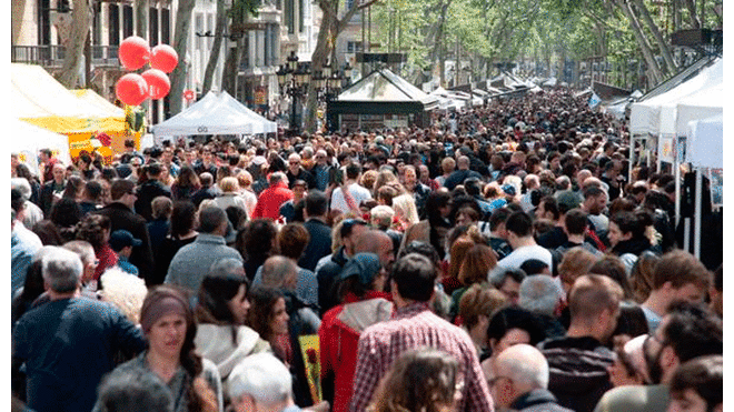 Sant Jordi (San Jorge) es el patrón de Cataluña, cuya festividad se celebra el día 23 de abril.