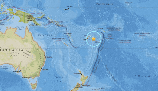 Islas Fiji: terremoto de 8.2 no genera tsunami en litoral peruano