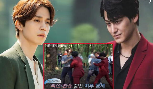 Se puso al descubierto los dobles de acción de las celebridades coreanas. Foto: Composición LR / tvN