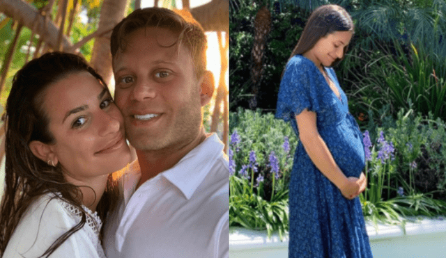 Lea Michele, actriz de Glee, y su esposo Zandy Reich se convirtieron en padres de un niño y lo llamaron Ever Leo