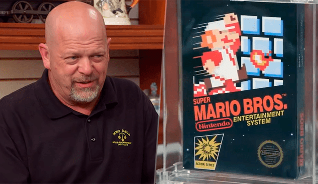 Rick y Chumlee quedaron impresionados por la rareza del cartucho de Super Mario Bros más caro de la historia.