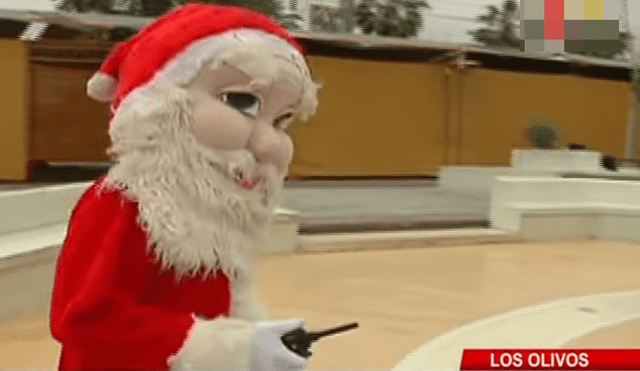 Serenos se disfrazan de Papa Noel para combatir la delincuencia  y causan polémica [VIDEO]