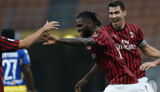 Kessié marcó el primer gol para el AC Milan. (Créditos: Prensa Milan)