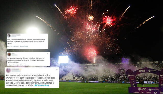 Los hinchas blanquiazules inundaron las redes sociales con mensajes motivadores. Foto: Luis Jiménez/GLR