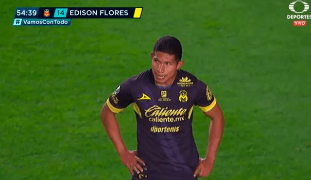Edison Flores jugó en 'pared' y casi anota golazo con Monarcas Morelia [VIDEO]