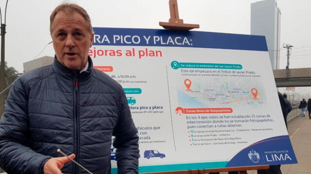 Jorge Muñoz opinó sobre pedido de derogatoria del 'pico y placa' de camiones que transportistas exigirán. Créditos: Difusión.