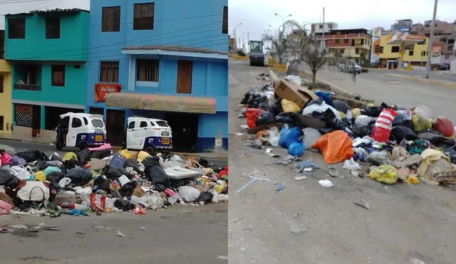 Municipalidad de Chorrillos reportó que se está trabajando para remover los cúmulos de residuos. Foto: WhatsApp RTV