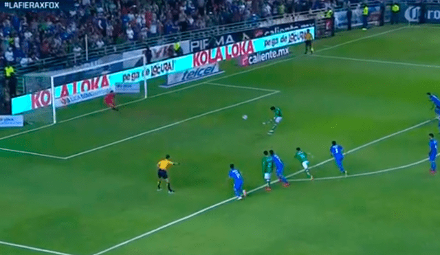 Cruz Azul vs León: Ángel Mena convirtió el 1-0 desde lo doce pasos [VIDEO]
