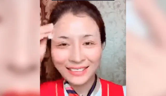 Facebook viral: parece una sexy asiática, pero se quita el maquillaje y su aspecto aterra a todos [VIDEO]