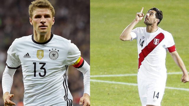 Thomas Müller recordó a Claudio Pizarro tras duelo con Perú 