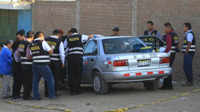 Trujillo: asesinan a taxista de un balazo en la cabeza 