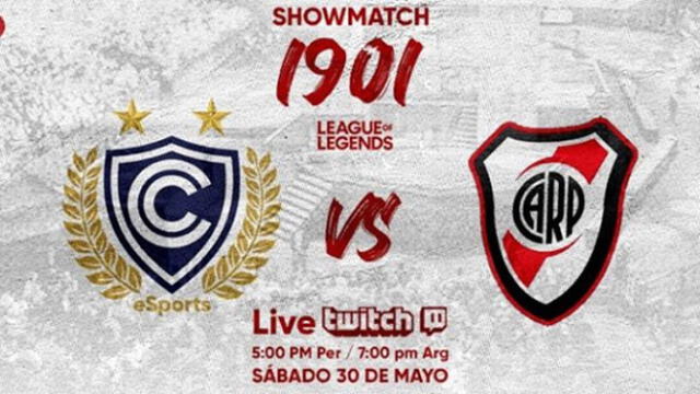 Las escuadras de e-Sports de Cienciano y River Plate se enfrentarán en un duelo amistoso internacional del evento llamado “Showmatch 1901”,