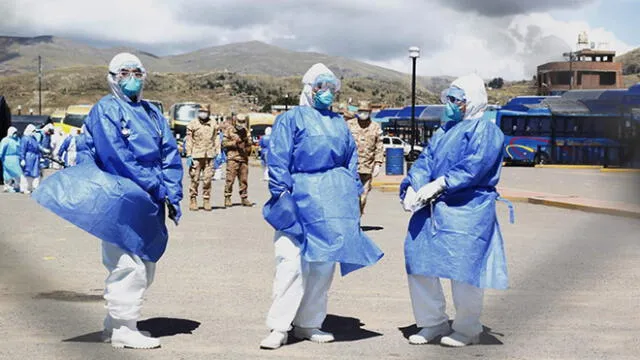 coronavirus puno, trabajadores de salud