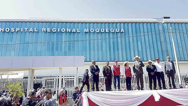 Puesta en marcha. Presidente inauguró infraestructura de Hospital Regional en su visita a Moquegua, a poco de su aniversario.