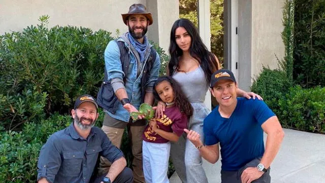 Kim Kardashian deja jugar a sus hijos con animales salvajes. Foto: Instagram