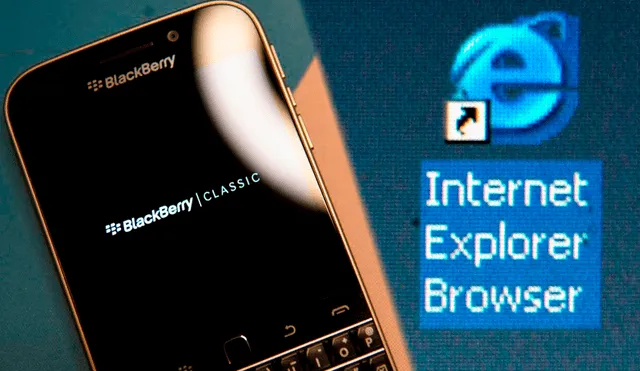 Hasta este año, los servicios todavía registraban millones de usuarios activos. Foto: Composición LR / Blackberry / Internet Explorer