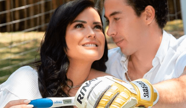 Mariana Echeverría y Óscar Jiménez anuncian la espera de su primer hijo