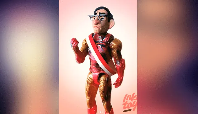 Facebook viral: tienda peruana lanza figura de acción del presidente Martín Vizcarra como Iron Man y así luce [